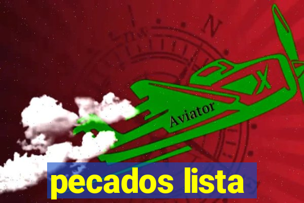 pecados lista